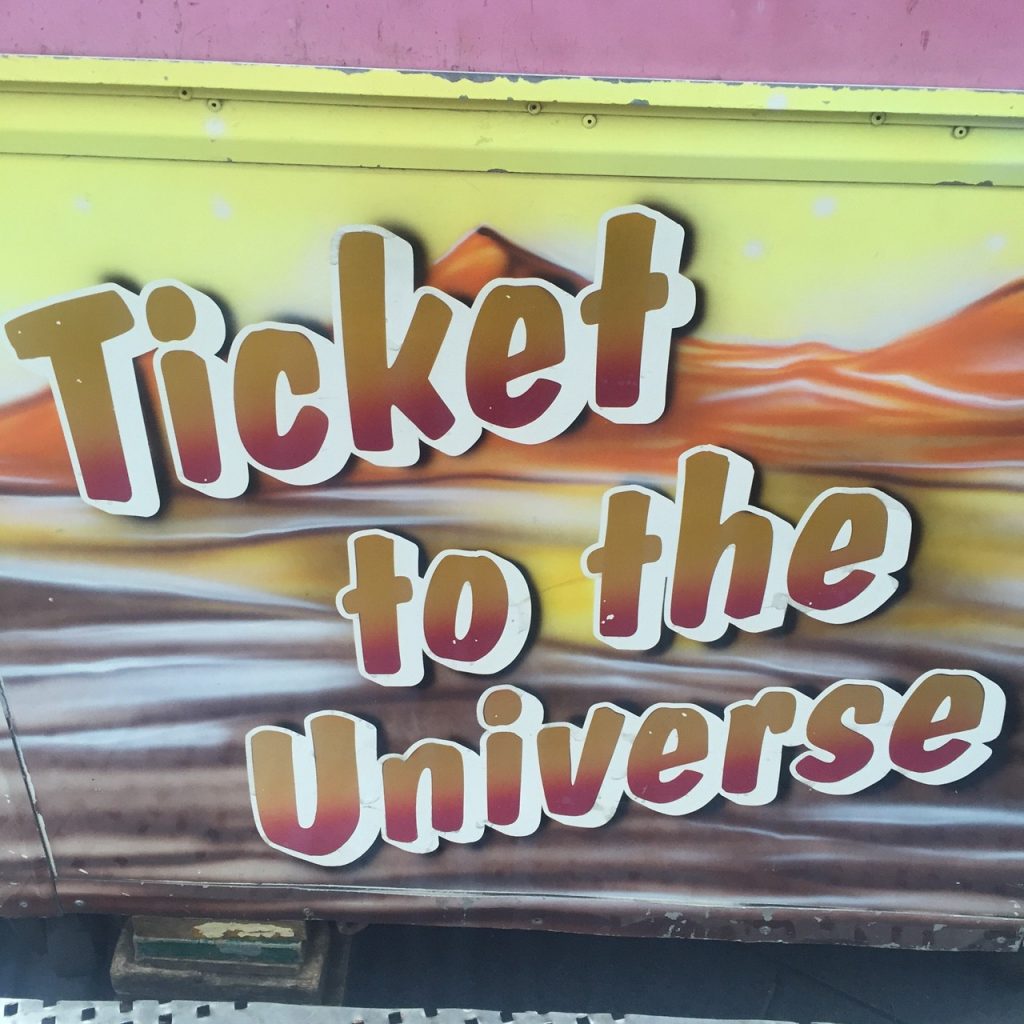 Ticket to the universe